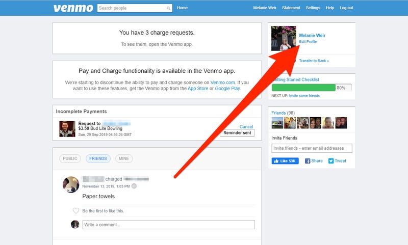 How to Update Your Venmo Profile on Desktop or Mobile